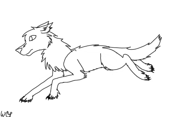 Wolf Lineart