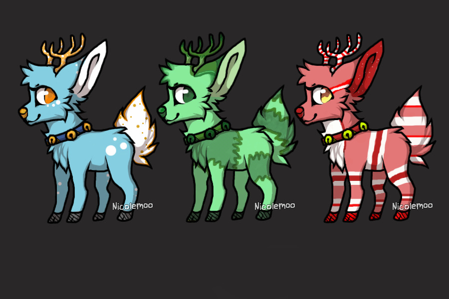 Free Holly Deers Adoptables (CLOSED)