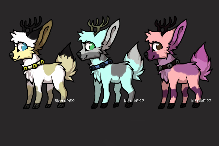 Deer Adoptables again!!!