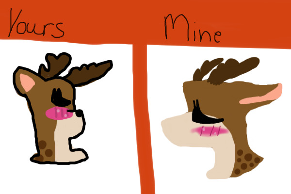 Mine/Yours Deer