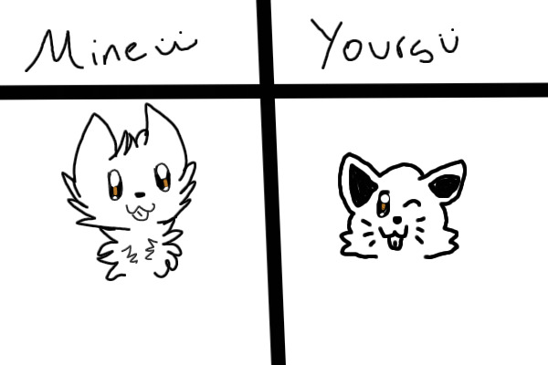 Mine/Yours Cat