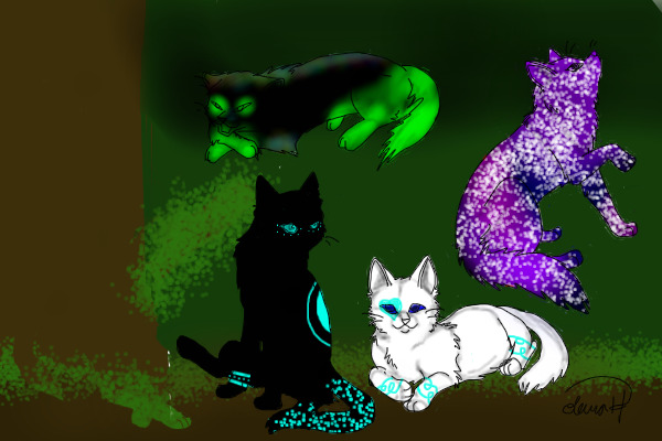 A few of my Charries in cat form