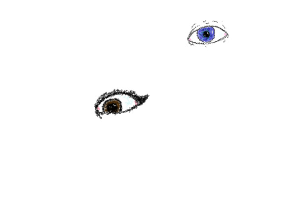 2 random eyes