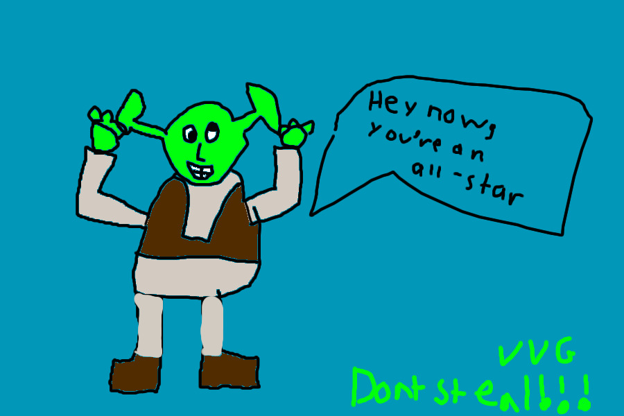 My Shrek Fan-art (A.K.A Stale Meme)