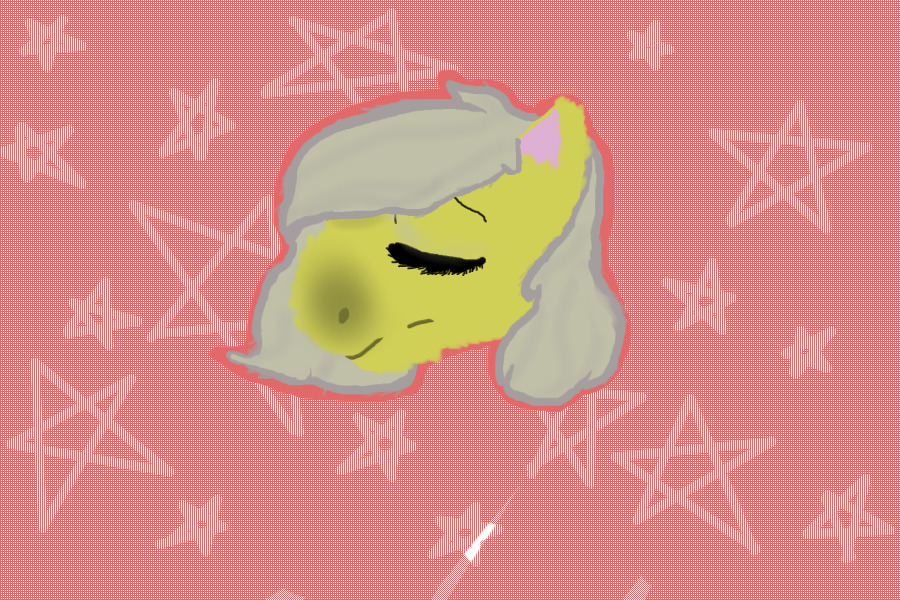 Horse or pony thing in a star background
