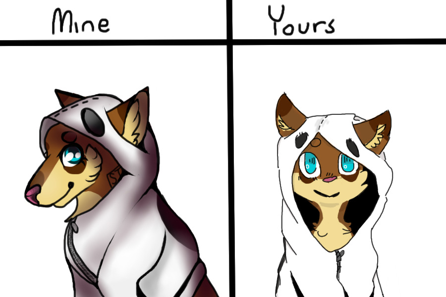 mine|yours meme thing