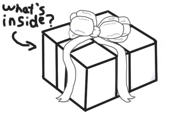 Color the box, and get a surprise!