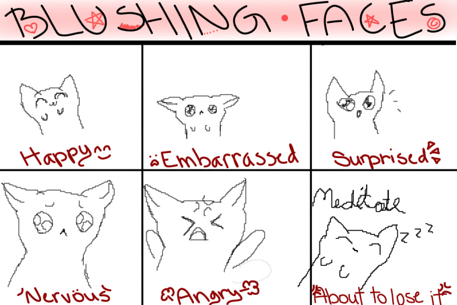 Blushing Faces :3