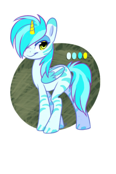 random ice tiger pony....
