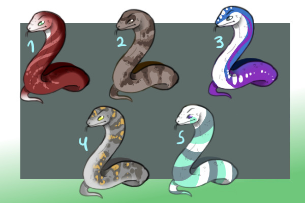 Snake adopt batch #1
