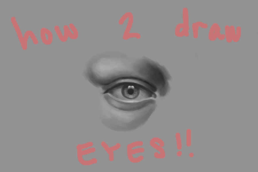 how to paint eyes, a tutorial