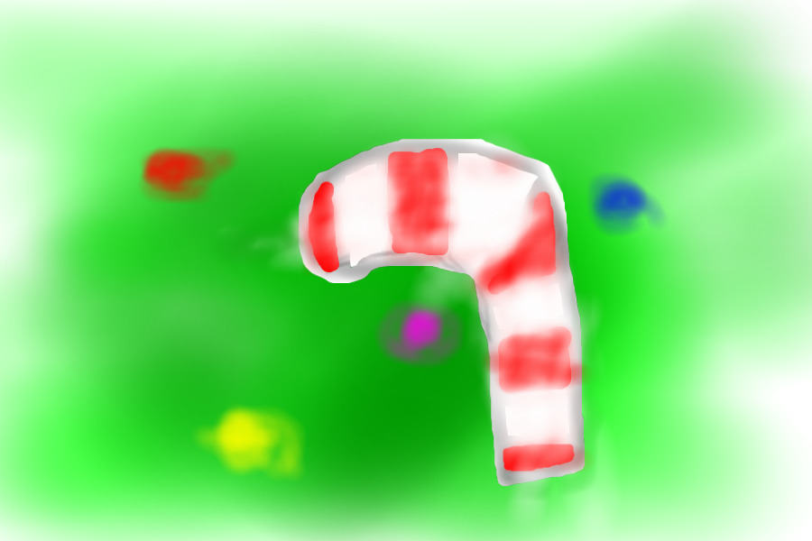 Candy Cane On A Tree <3