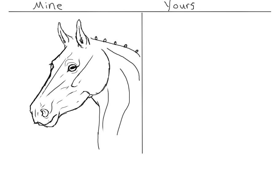 Mine/Yours Horse