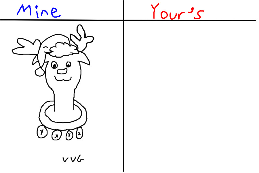 Mine/Yours Reindeer