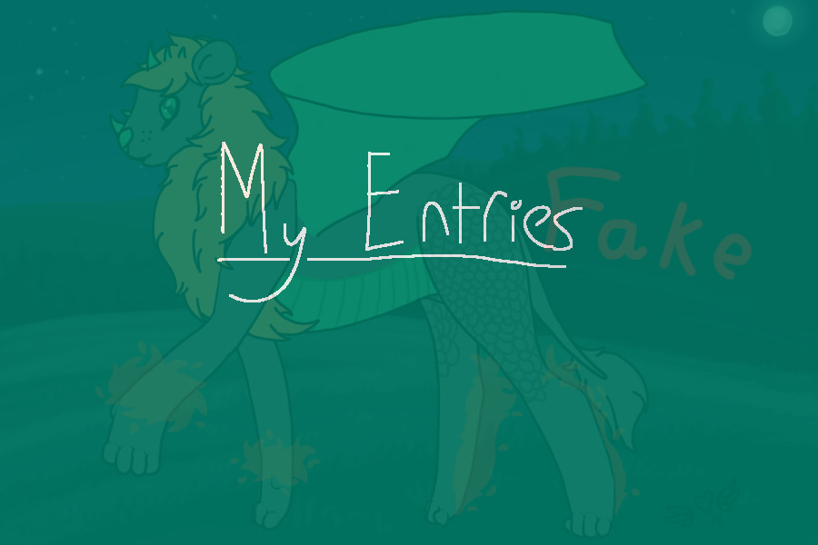 my entries