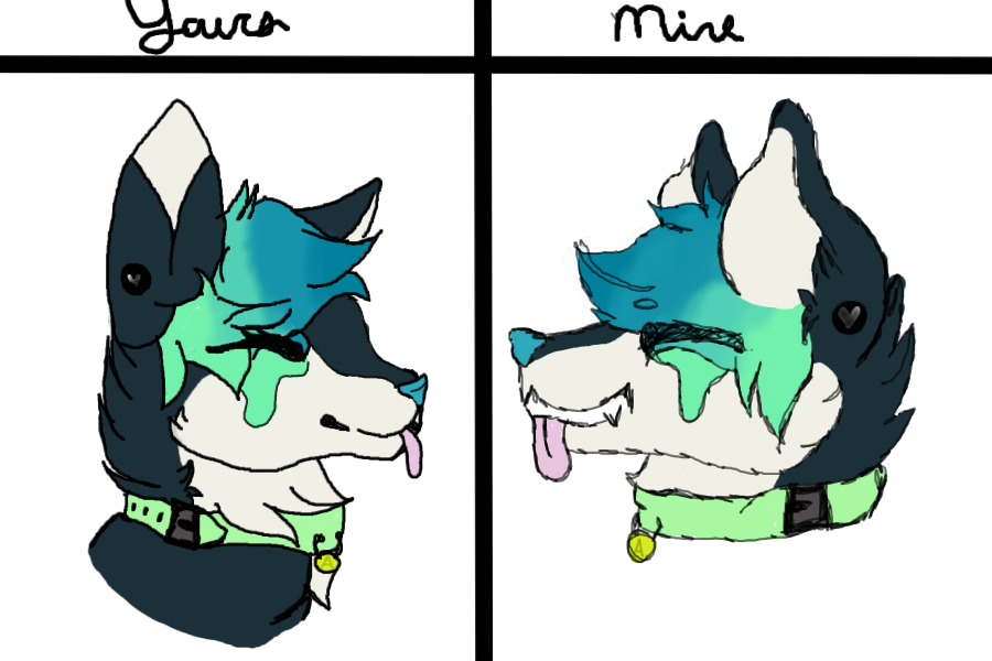 For my special friend -- Mine vs Yours