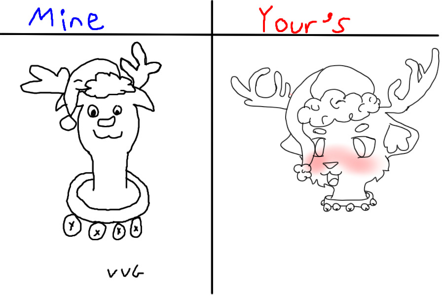 Mine/yours color in