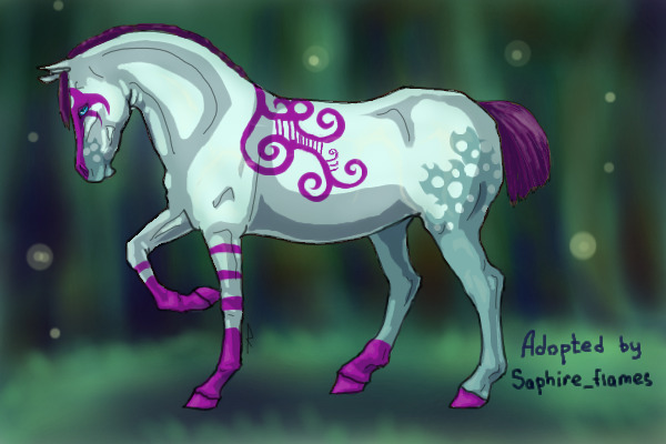 Purple spotted