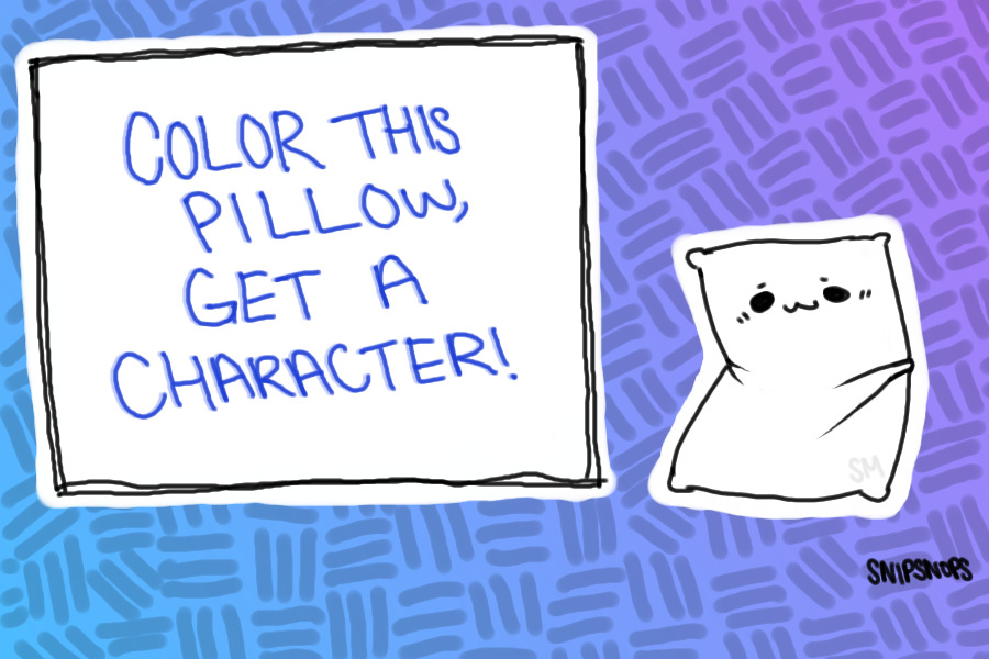 Color this pillow, get a character! (closed)