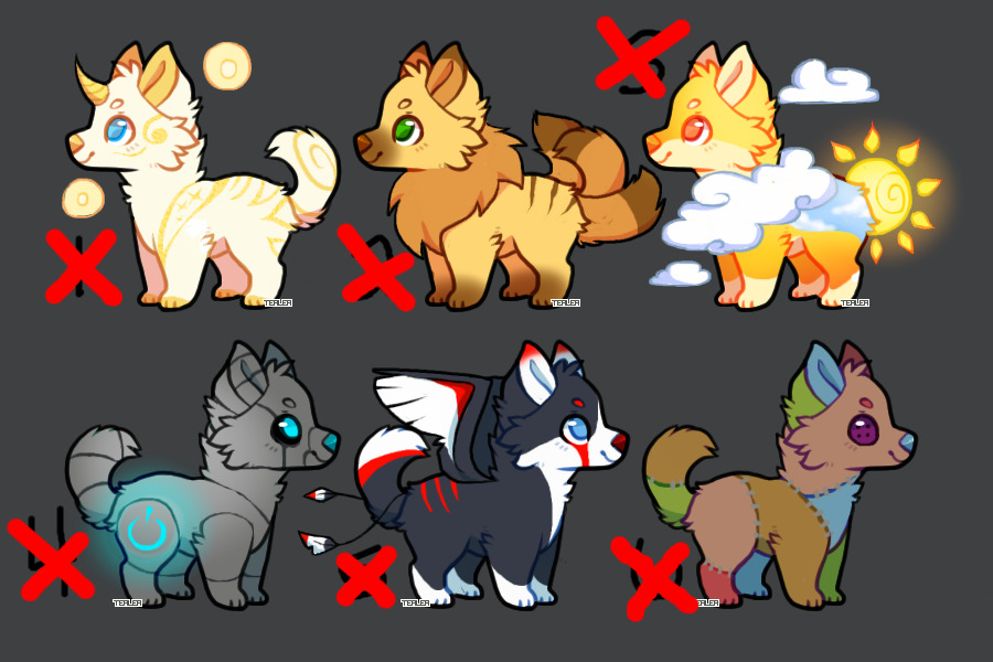 Batch of 6 Pup Adopts <CLOSED>