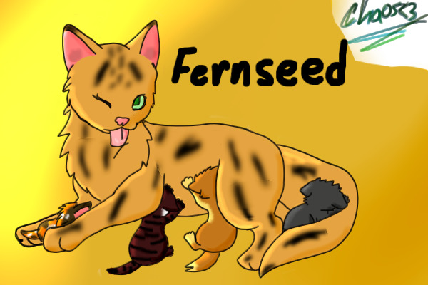 Fernseed and kittens :3