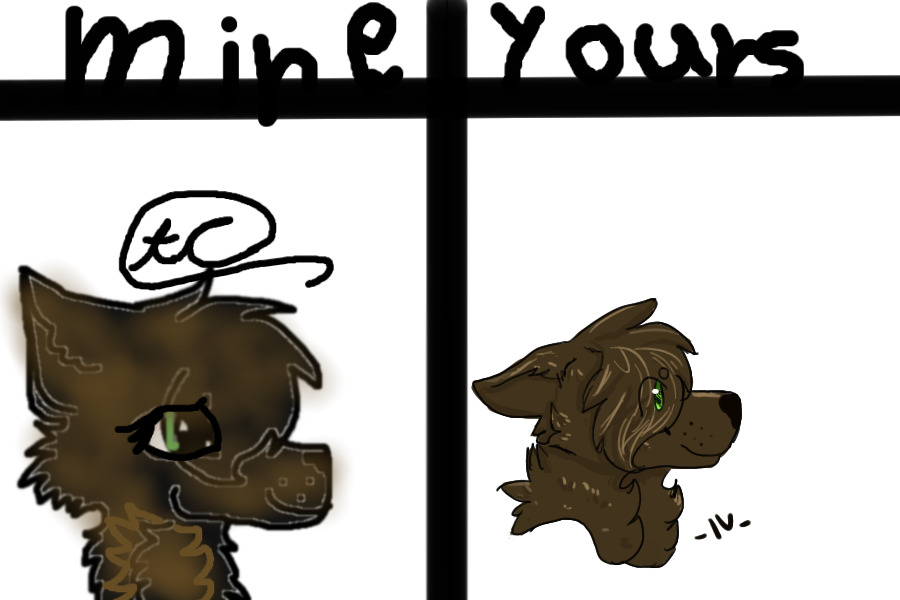 Yours v mine