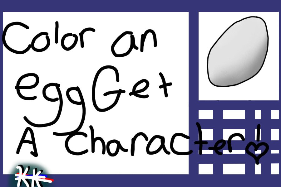 Color an Egg get a Character!