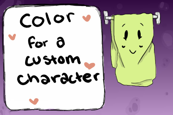 Color for Character meme