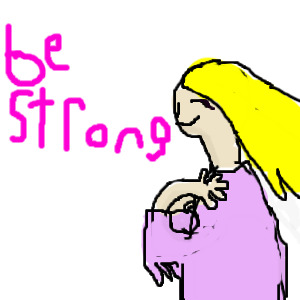 be strong/girl power/dancing girl avater
