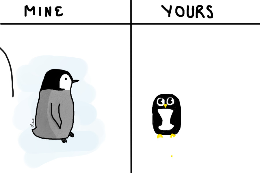 My attempt at a penguin (YOURS)