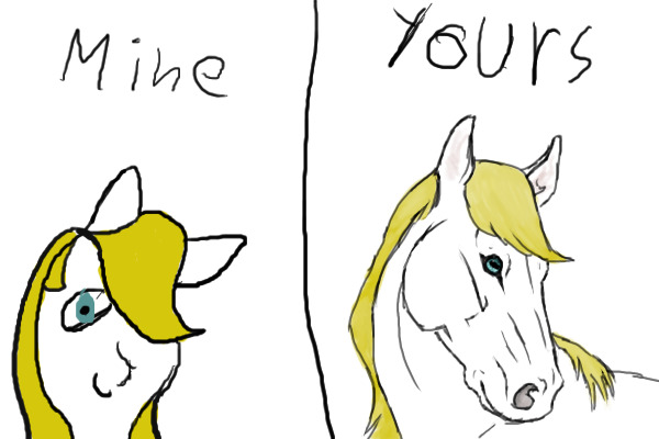 Mine/Yours Horse