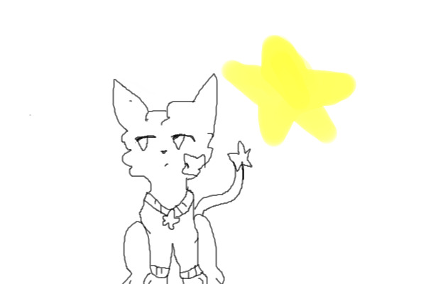 Star child (Editable/Color it in)