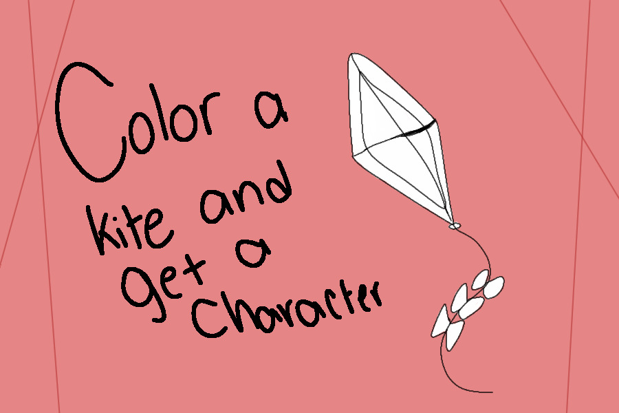 Color a kite and get a character ^^
