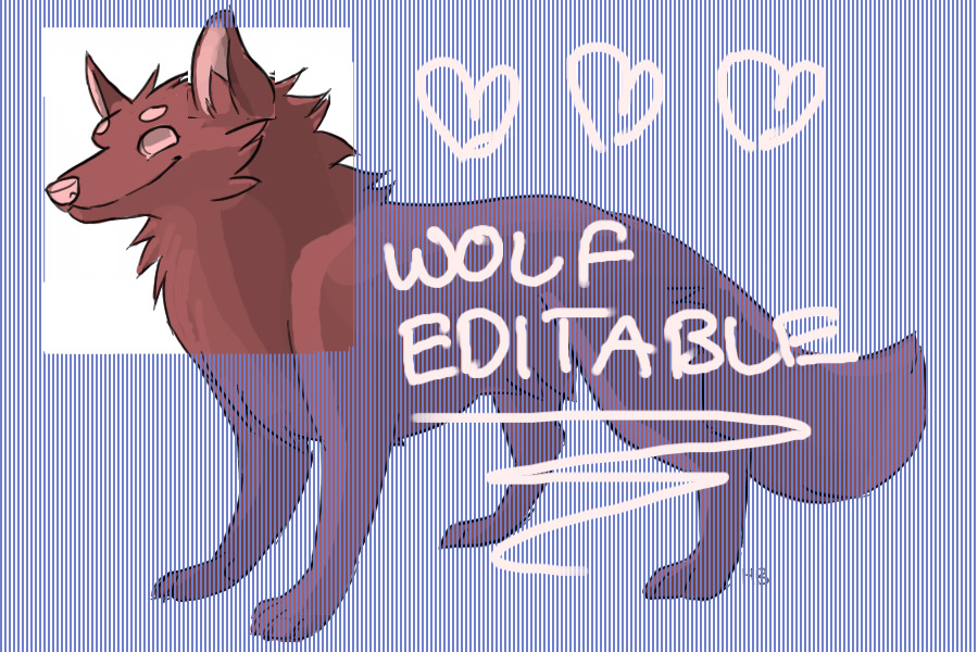 Wolf Editable