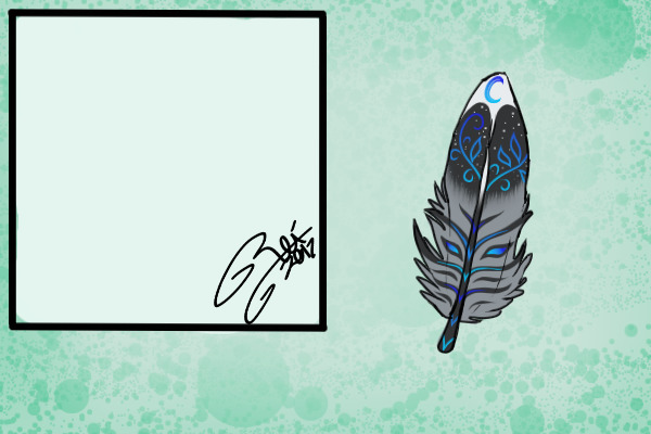 colored the feather??