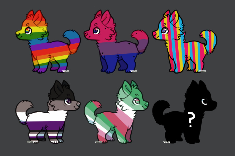 LGBTQ+ Pride Pups!!