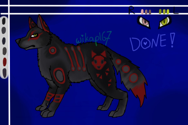 (Finished!) "Make me an evil Wolf OC!!" Competition entry
