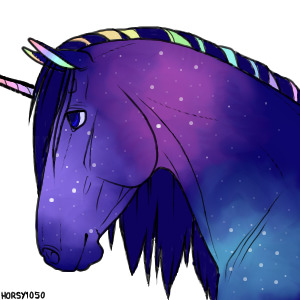 Galaxy horse