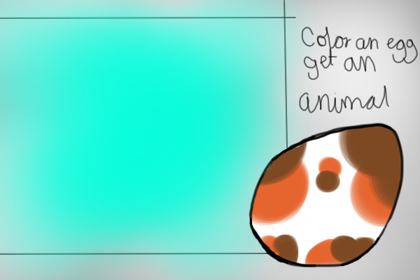 Colored egg!