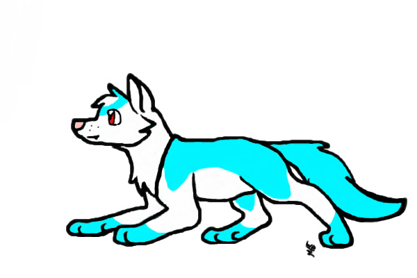 Latios as a Wolf