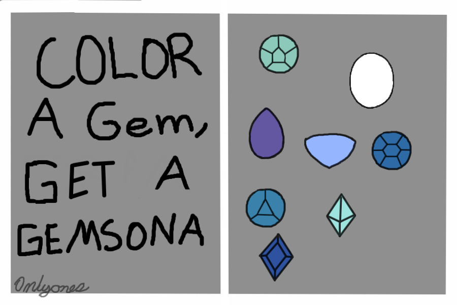 Color a Gem and Get a Gemsona