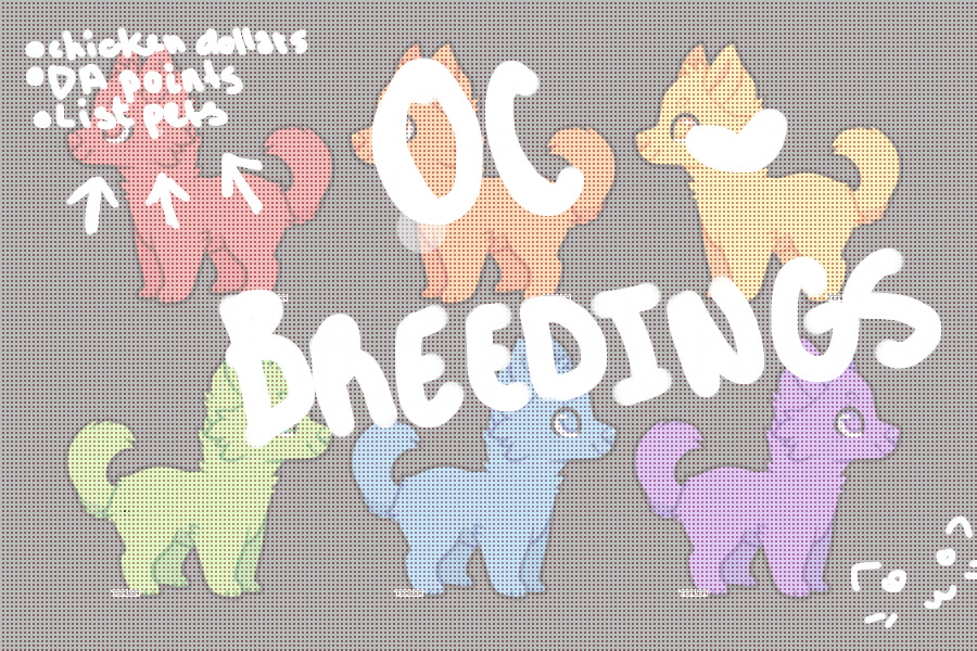 OC breedings -> have your oc's bred!