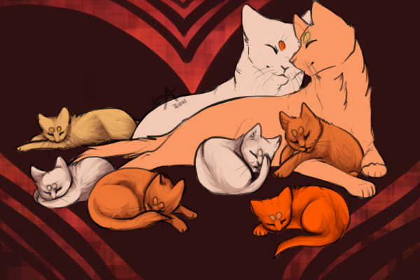 Petalheart and Brakenclaw