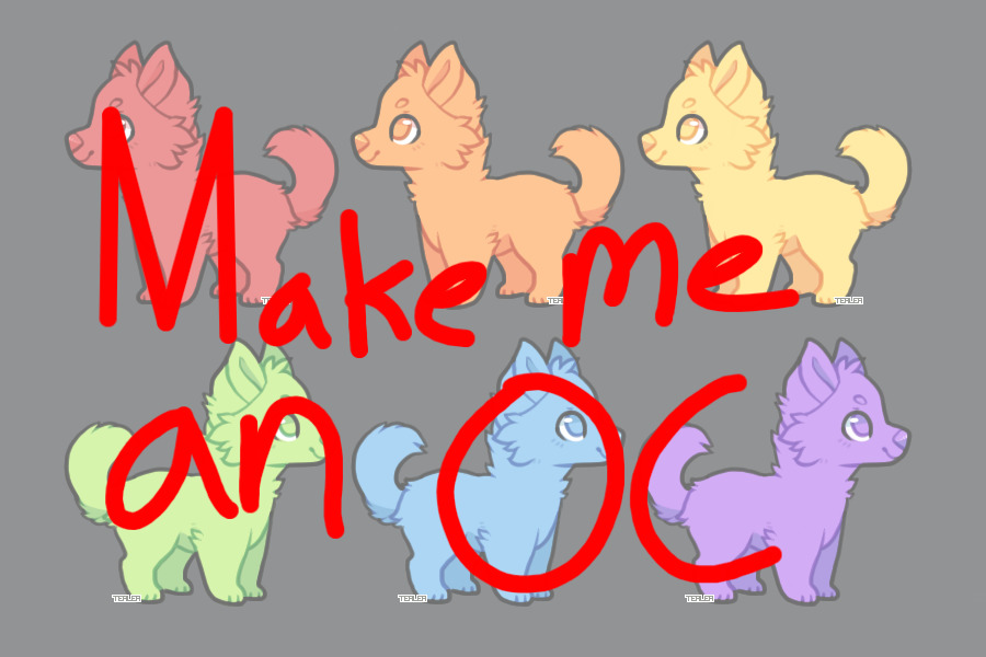 I need more OCs! (Entry prizes)