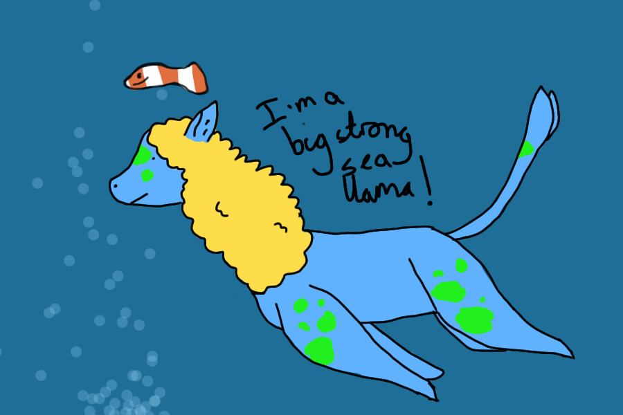 I'm A Big Strong Sea Llama