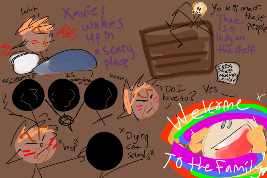 Xavier's story as told through really bad art part 4