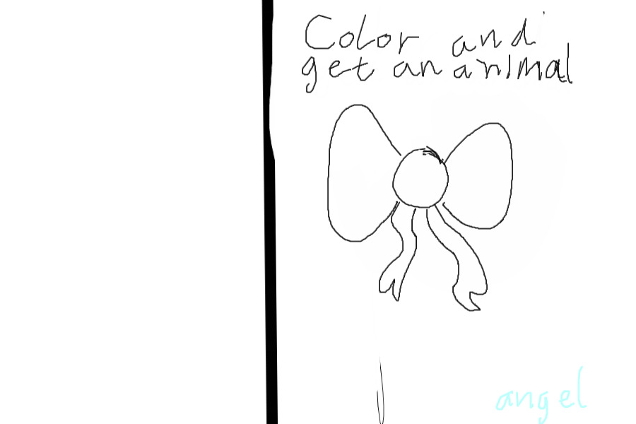 Color a ribbon and get an animal