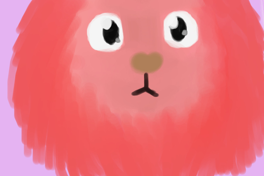 Pink lion