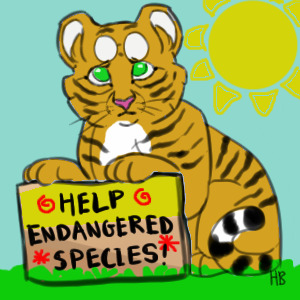 There are endangered species! Help Em!