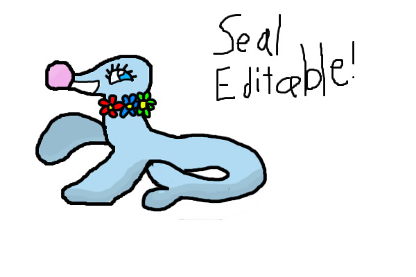 Crappy Seal Editable